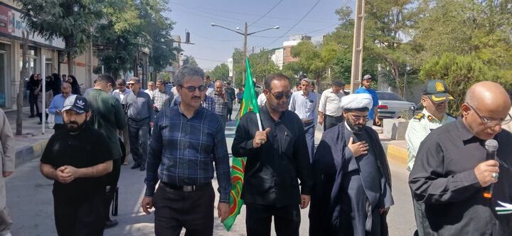 برگزاری مراسم پیاده‌روی جاماندگان اربعین در دهگلان