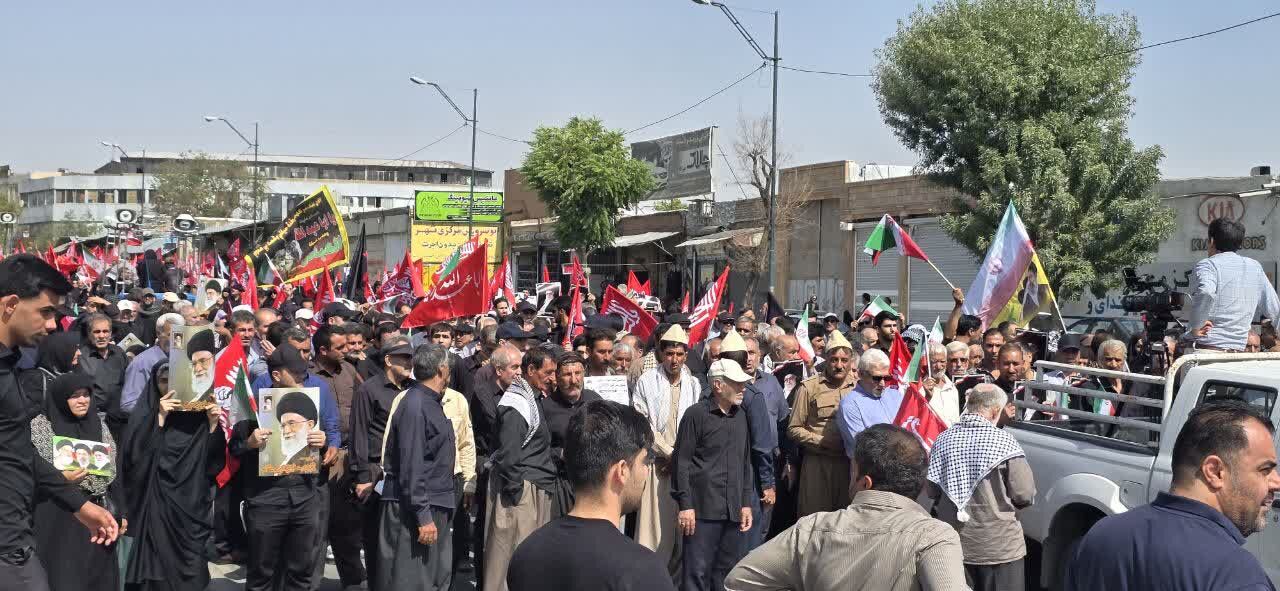 از میدان آزادی تا گلزار شهدا؛ حضور جاماندگان اربعین در کرمانشاه