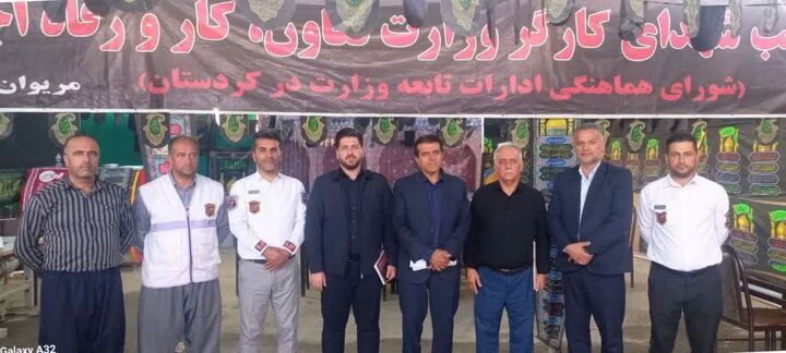 بازدید معاون وزیر تعاون از موکب ادارات تابعه وزارت رفاه در باشماق