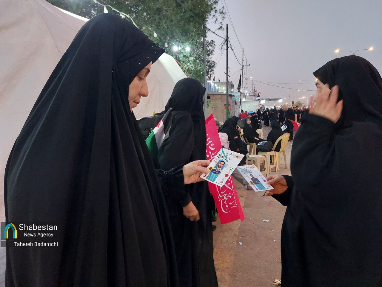 خبرگزاری شبستان طرح نائب‌الشهید ستارگان مسجد را به زائران اربعین رساند