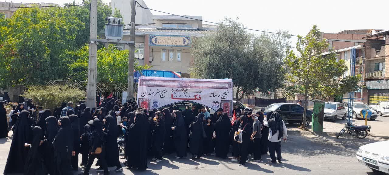 درخشش اهالی فرهنگ، هنر و رسانه‌ نکا در میدان خدمت به زائران