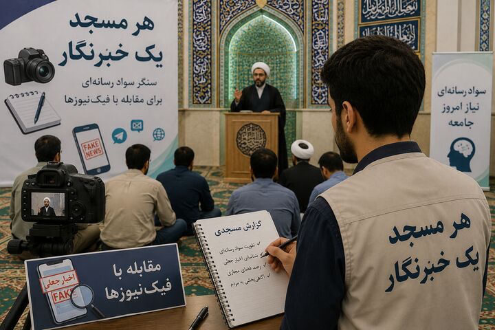 «هر مسجد یک خبرنگار»؛ سنگر سواد رسانه‌ای برای مقابله با فیک‌نیوزها