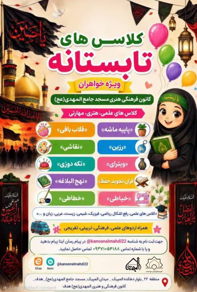 «هدف»؛ کانون پیوند مسجد با مهارت های روز و دنیای نوجوانان