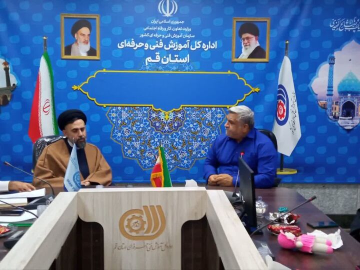 تقدیر جامعه کارگری از مدیرکل آموزش فنی و حرفه‌ای قم