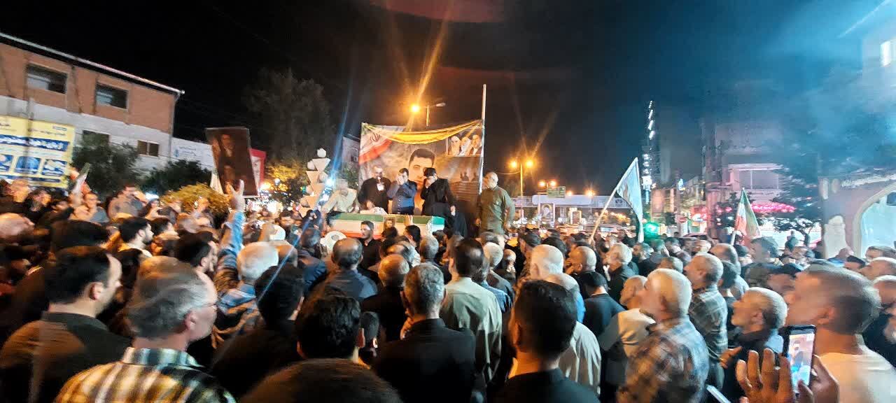 وداع نکایی ها با شهید گلوردی در میان حزن و افتخار