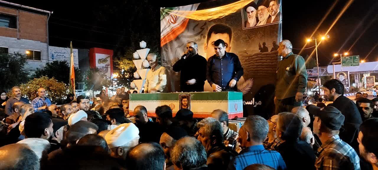 وداع نکایی ها با شهید گلوردی در میان حزن و افتخار