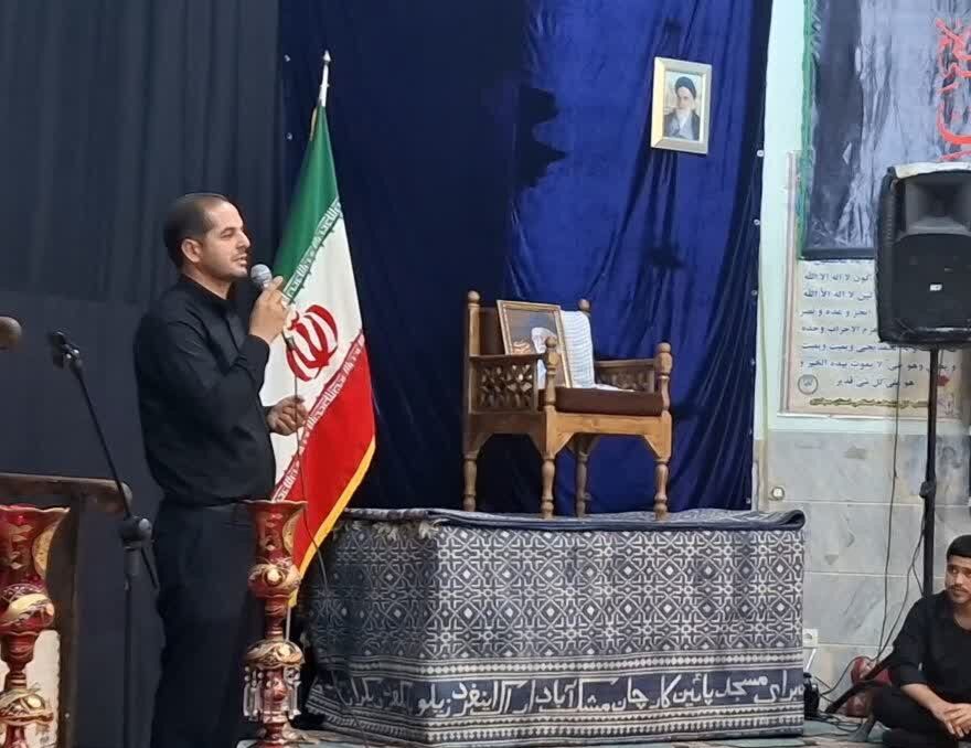 آئین گرامیداشت شهدای مدافع حرم با حضور خواهران شهدای کانون مصباح‌الهدی کارچان برگزار شد