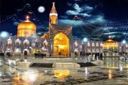اجرای «سید خراسانی» در ورودی باب‌الرضای حرم مطهر رضوی 