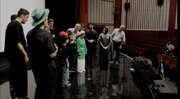 اصغر همت و افسر اسدی مهمان «بازیگر سایه‌ها» شدند