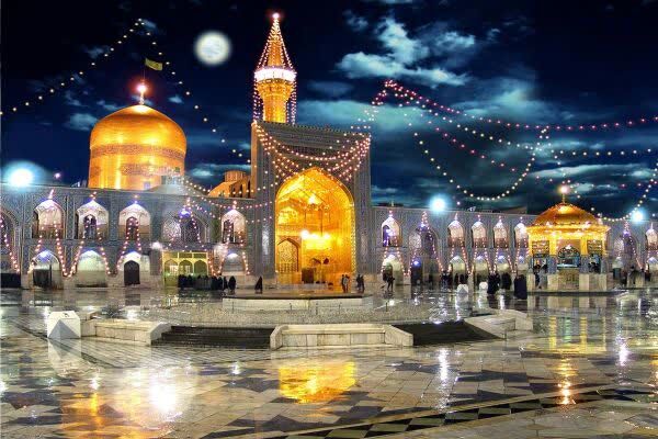 اجرای «سید خراسانی» در ورودی باب‌الرضای حرم مطهر رضوی 