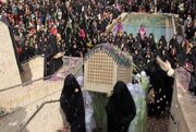 تکرار حماسه زنان نوغان مشهد در صبح شهادت امام هشتم(ع)