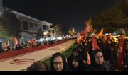 همزمان با ۲۸ صفر، حرکت دسته عزاداری از میدان شهدای ذهاب به گلزار شهدا