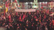 دلتنگی متفاوت در قرار ۱۶۴ رشت / مردم دلتنگ، به خونخواهی امام شهید آمدند