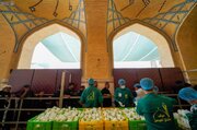 برپایی ۱۵ ایستگاه پذیرایی از زائران حرم مطهر علوی در سالروز ارتحال پیامبر خاتم
