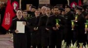 آیین خطبه‌خوانی شب شهادت امام رضا علیه‌السلام در حرم مطهر رضوی