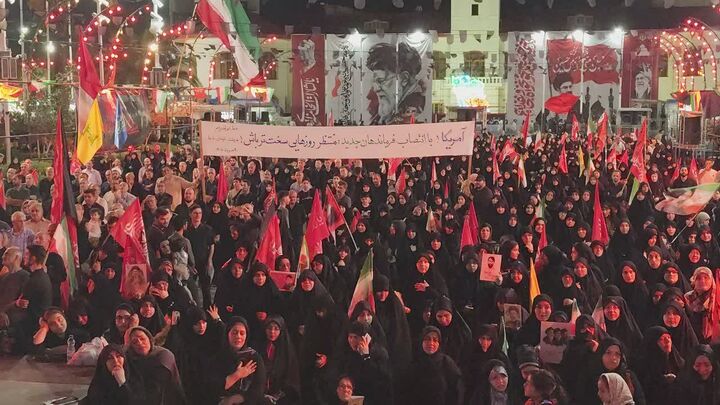 دلتنگی متفاوت در قرار ۱۶۴ رشت / مردم دلتنگ، به خونخواهی امام شهید آمدند
