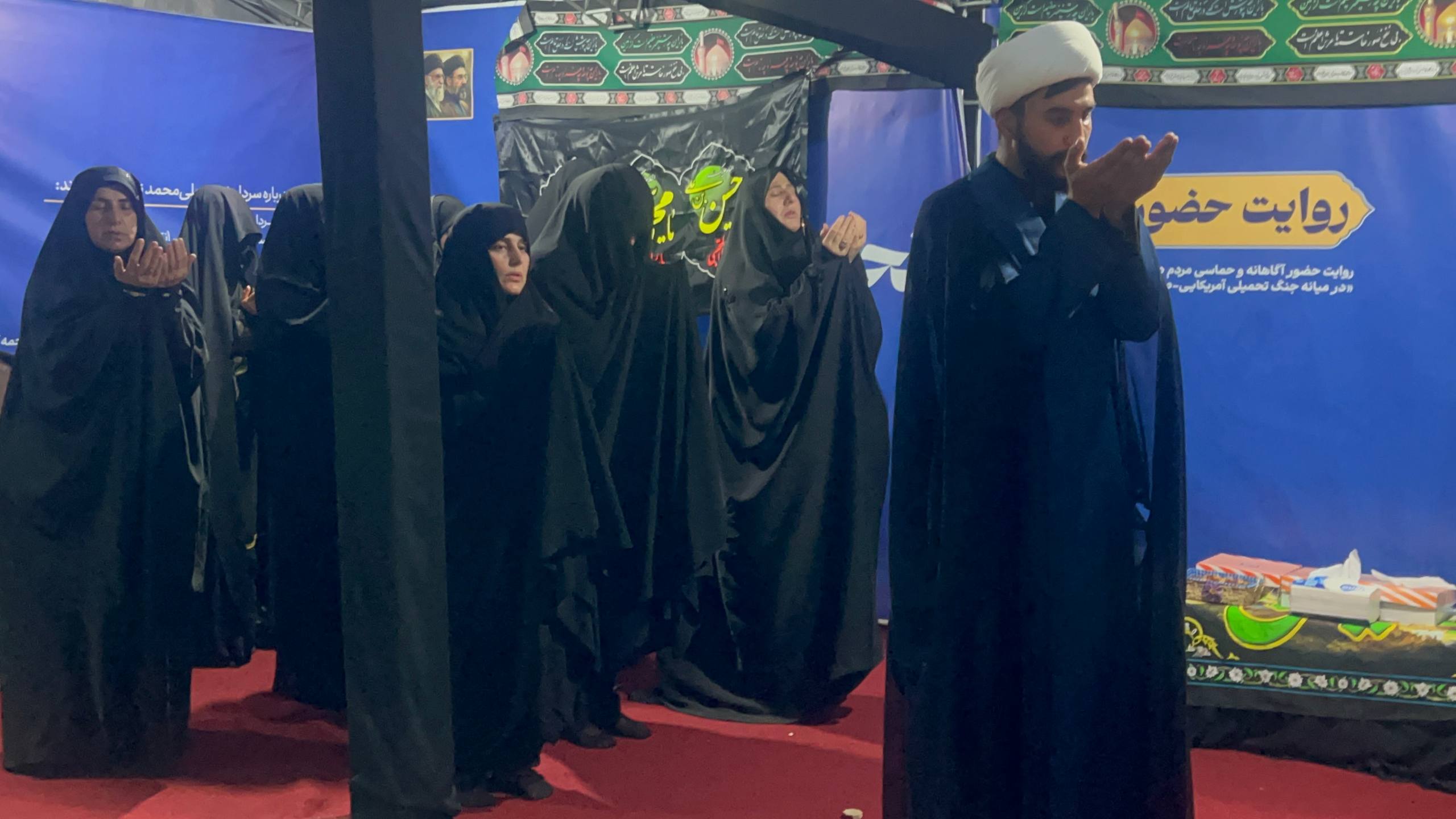 روضه شهادت امام رضا(ع) در موکب رسانهای «روایت حضور»