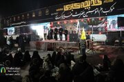 تجلی هنر انقلابی در قلب حریم رضوی؛ فعالیت موکب کانون‌های مساجد در مجاورت حرم