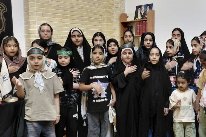 سوگ رضوی کودکان در حسینیه نونهالان مسجد جامع گلشن