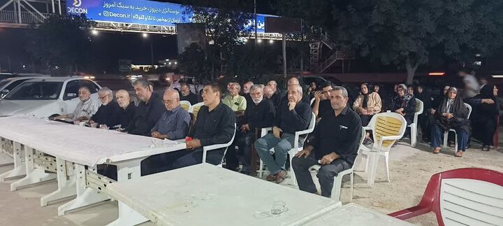 بچه مسجدی ها و برپایی موکب خورشید هشتم روستای گرجی محله بهشهر