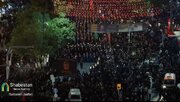 سوگ مظلومیت اهل‌بیت (ع)؛ اشک زائران در شام غریبان امام رضا (ع) جاری شد