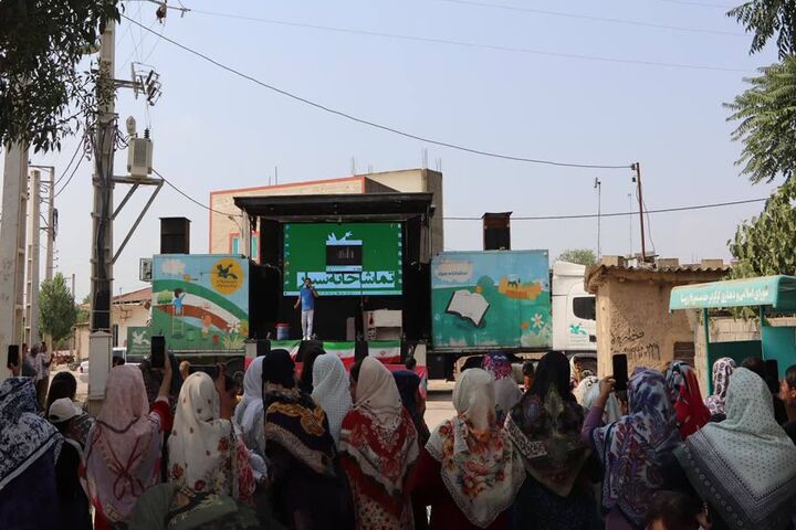 تماشاخانه سیار کانون «قصه و نمایش» را به روستاهای گلستان برد