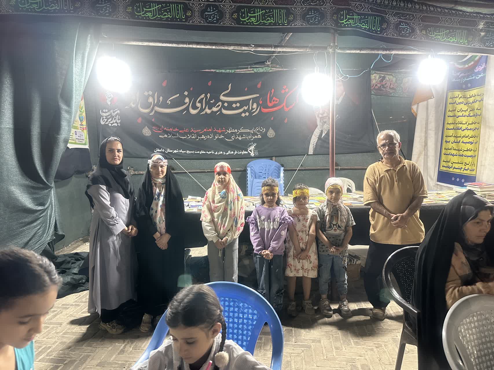 گرامیداشت یاد شهدا مدرسه شجره طیبه میناب در کانون امام حسن مجتبی(ع) دامغان