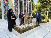 ادای احترام دبیر هیأت عالی گزینش کشور به مقام شامخ شهدای گمنام در کردستان