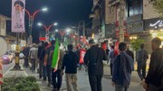 اربعین امام شهید در سنگر با برپایی دسته عزاداری