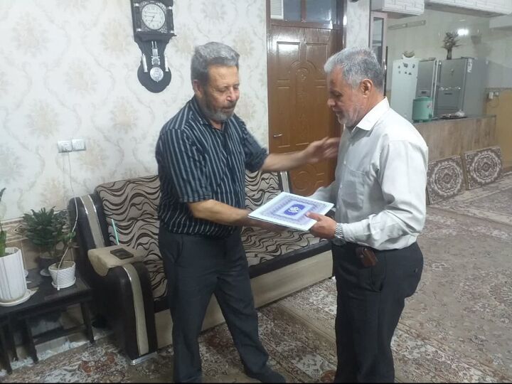 دیدار مسجدی‌های فدشکویه با آزاده سرافراز دفاع مقدس