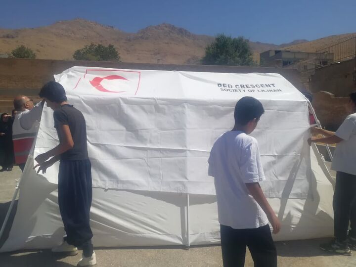 برگزاری دوره آموزش امداد و اسکان اضطراری در روستای قلعه‌تک