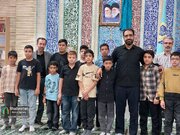 حال و هوای دعای ندبه مسجد جامع راین در آستانه نهم ربیع‌الاول