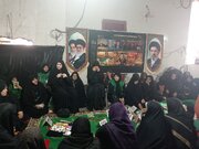 بانوان مرغملکی کانون حضرت زینب کبری (س)؛ راویان برنامه اربعین حسینی و تشییع رهبر شهید
