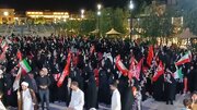 نجوای اذان در گوش نوزاد دو روزه در تجمعات شبانه قم
