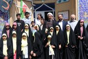 اعضای کانون فرهنگی مسجد محمد رسول الله ارومیه، پابوسی مشهد الرضا را از رئیس ستاد گرفتند
