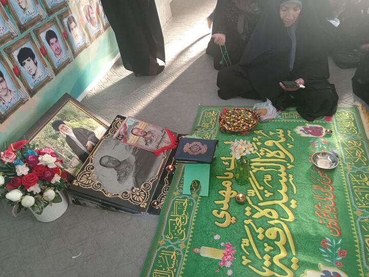 گلزار شهدای دهستان مرغملک، میعادگاه ندبه و دلدادگی در چهلمین روز شهادت رهبر شهید