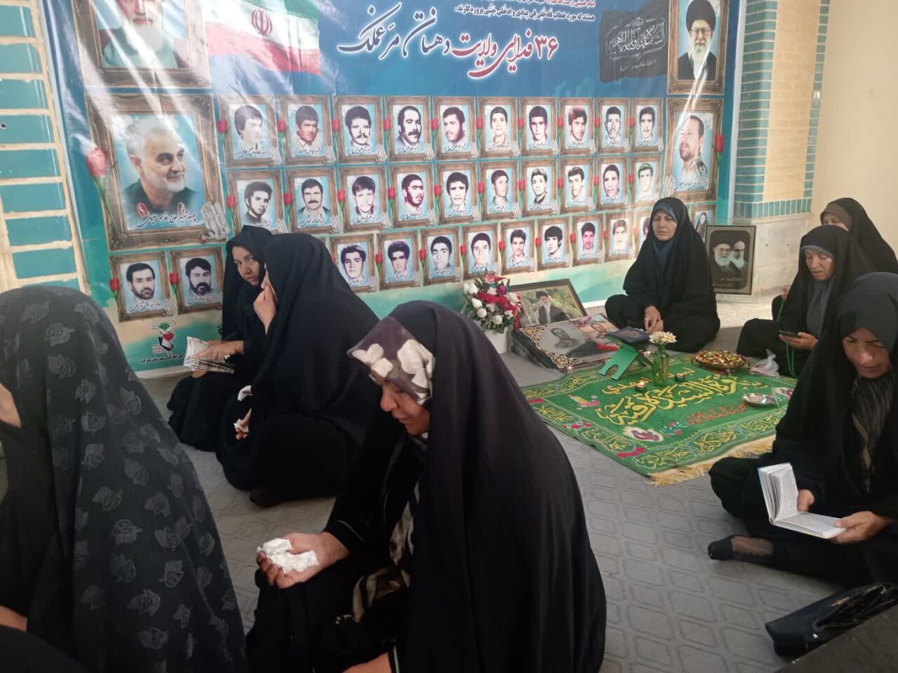 گلزار شهدای دهستان مرغملک، میعادگاه ندبه و دلدادگی در چهلمین روز شهادت رهبر شهید