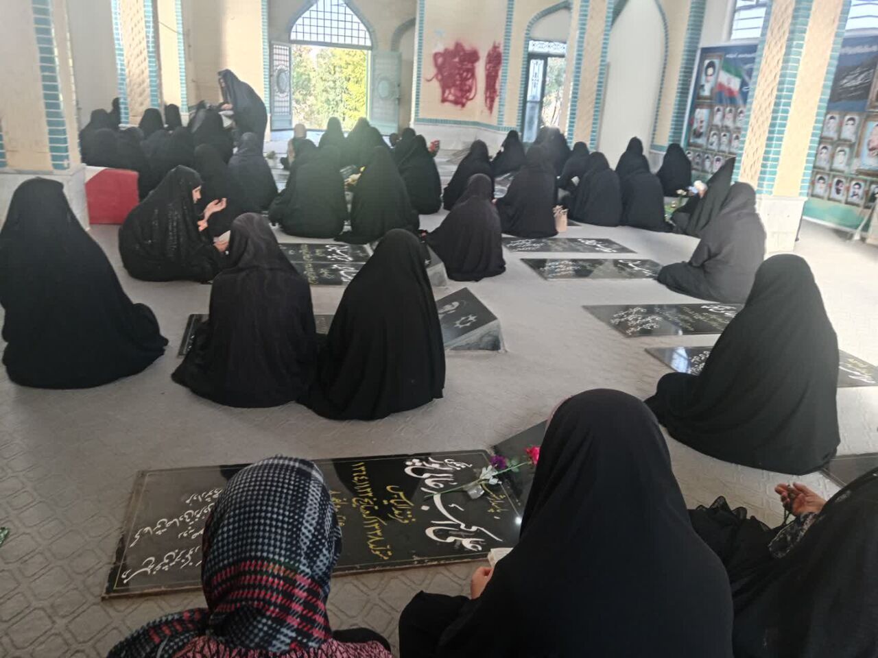 گلزار شهدای دهستان مرغملک، میعادگاه ندبه و دلدادگی در چهلمین روز شهادت رهبر شهید