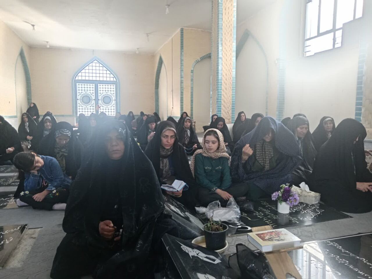 گلزار شهدای دهستان مرغملک، میعادگاه ندبه و دلدادگی در چهلمین روز شهادت رهبر شهید