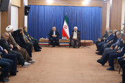 دیدار نمایندگان دولت در مازندران با آیت الله محمدی لائینی