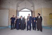 بازدید معاون حقوقی رئیس جمهور از بنای تاریخی کاروانسرای شاه عباسی سمنان