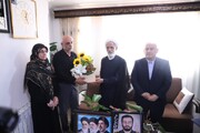 ادای احترام معاون حقوقی رئیس جمهور به شهید «احسان تقوی ولیکچالی» از شهدای جنگ رمضان