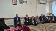 روایت صبر در خانه شهید؛ استاندار کهگیلویه و بویراحمد به دیدار همسر شهید «جهان شعبانی» رفت