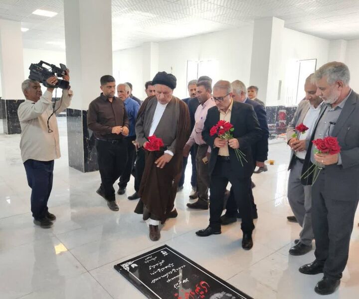مرکز فرهنگی گلزار شهدای چرام به بهره‌برداری رسید
