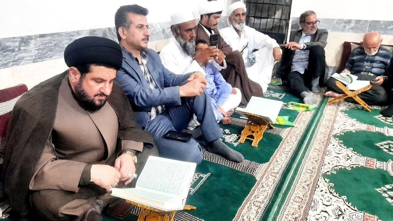 مشق برادری زیر سقف مسجد