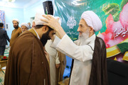 آئین عمامه گذاری طلبه ساروی در جشن میلاد پیامبر مهربانی ها