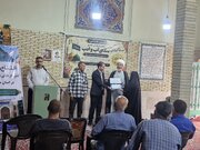 اجرای دلنشین گروه سرود «سقای آب و ادب» در افتتاحیه کانون