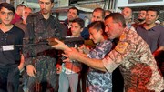 مسابقات «میدان یار» در سنگر برگزار شد / رقابت برادران و خواهران در باز و بست سلاح و تیراندازی