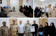 دیدار فرمانده نیروی دریایی ارتش با خانواده شهدای جنگ رمضان