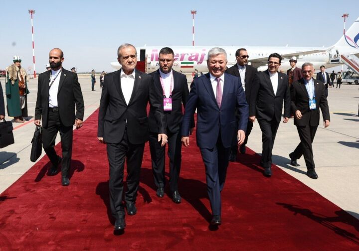 پزشکیان وارد بیشکک شد 